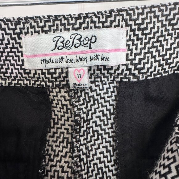 BEBOP | Tweed Pants | Black/White | Rayon Blend | Size 11 - Picture 11 of 16